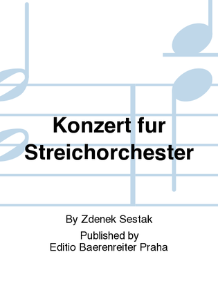 Book cover for Konzert für Streichorchester