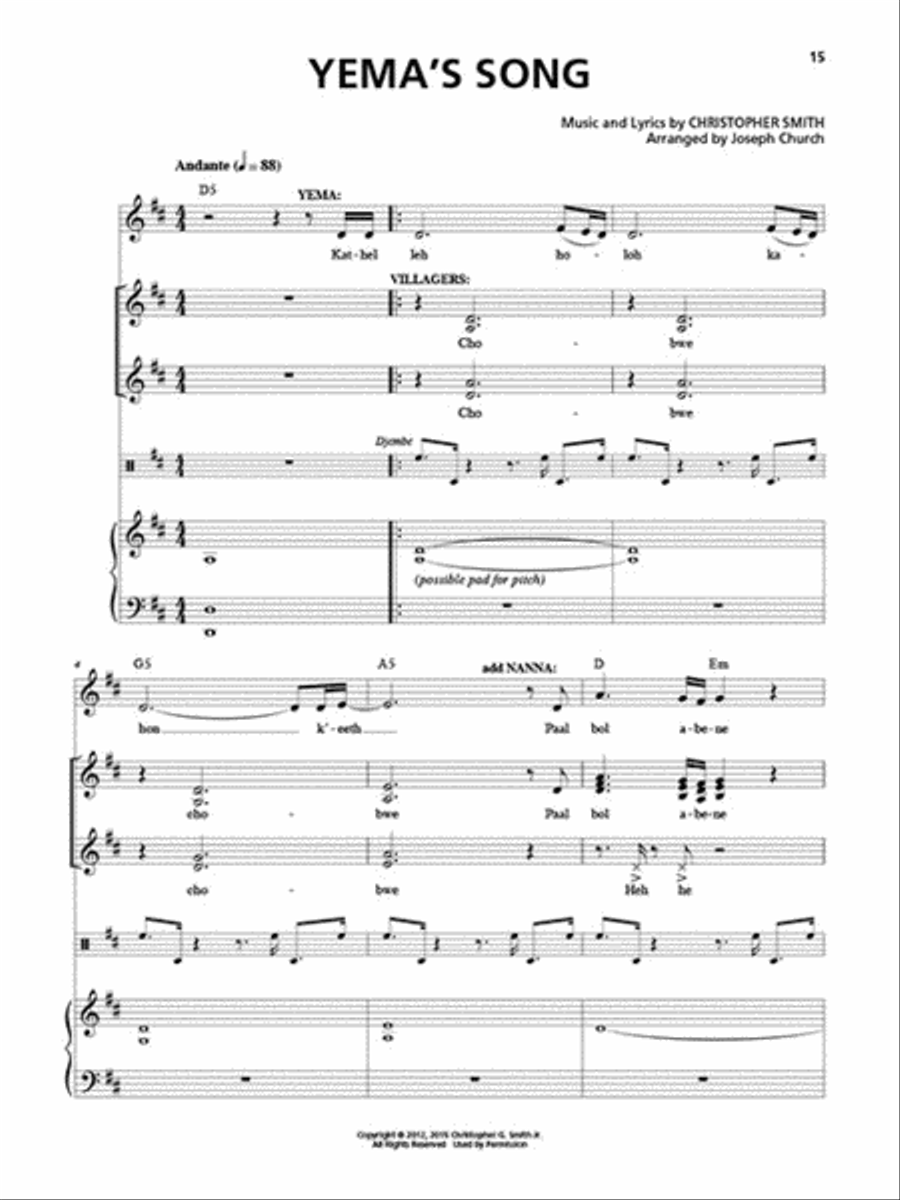 Amazing Grace - A New Broadway Musical Voice scores gallery preview page 4