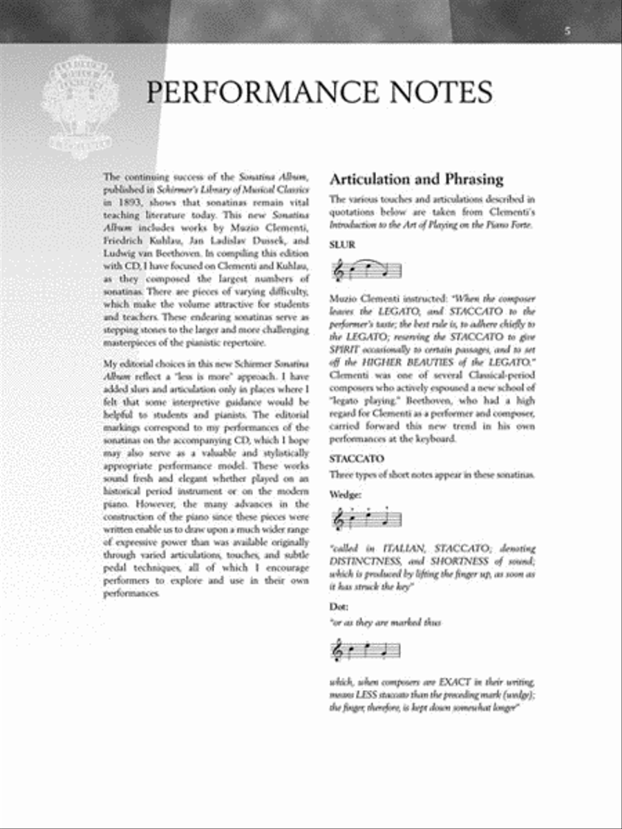 Sonatina Album Piano Solo scores gallery preview page 6