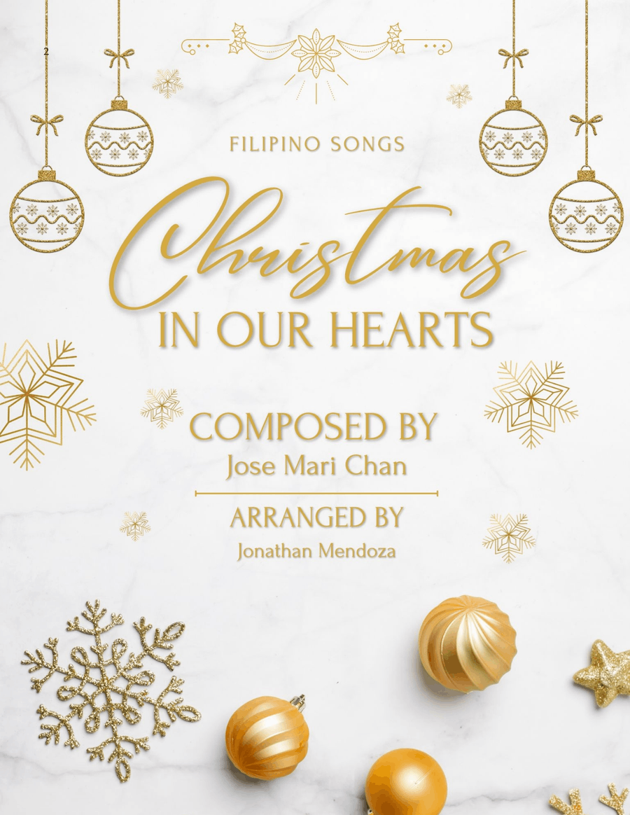 Christmas In Our Hearts - Jose Mari Chan Piano Unison Choir scores gallery preview page 2