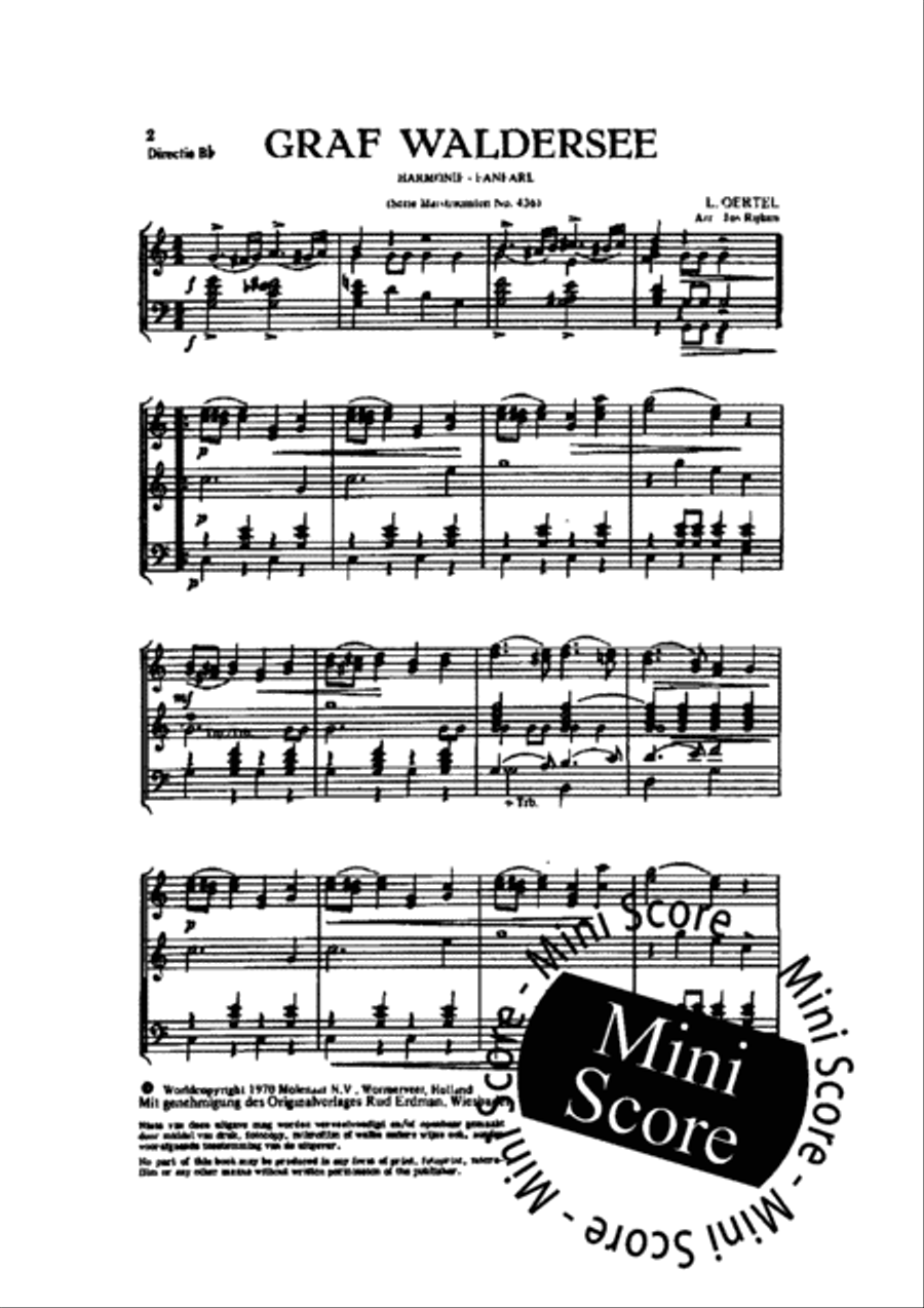 Graf Waldersee Concert Band - Sheet Music page 5