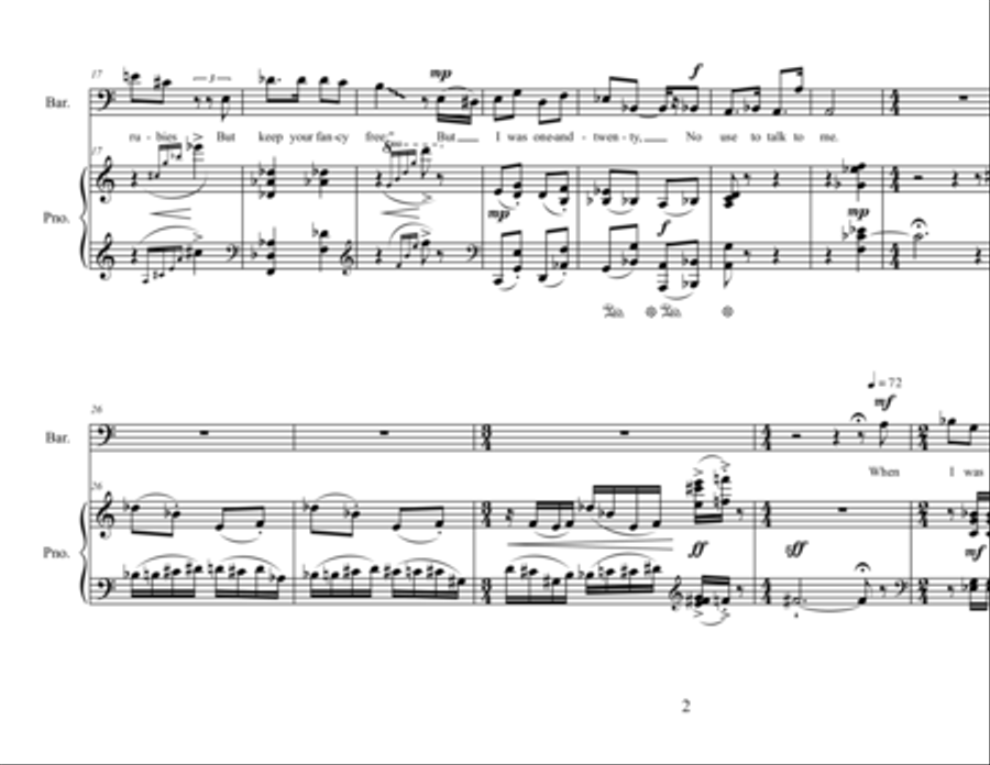 So Let Us Live - Really Live! for baritone and piano Voice Solo scores gallery preview page 9