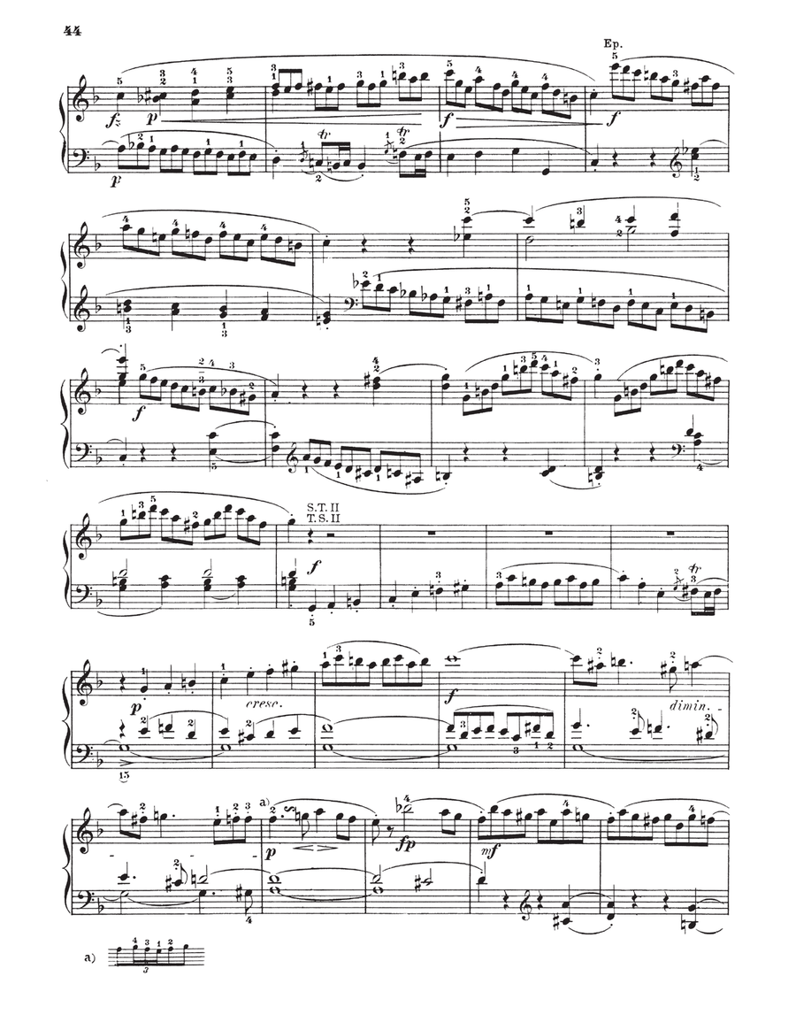 Sonata In F Major, K. 533 Piano Solo scores gallery preview page 3