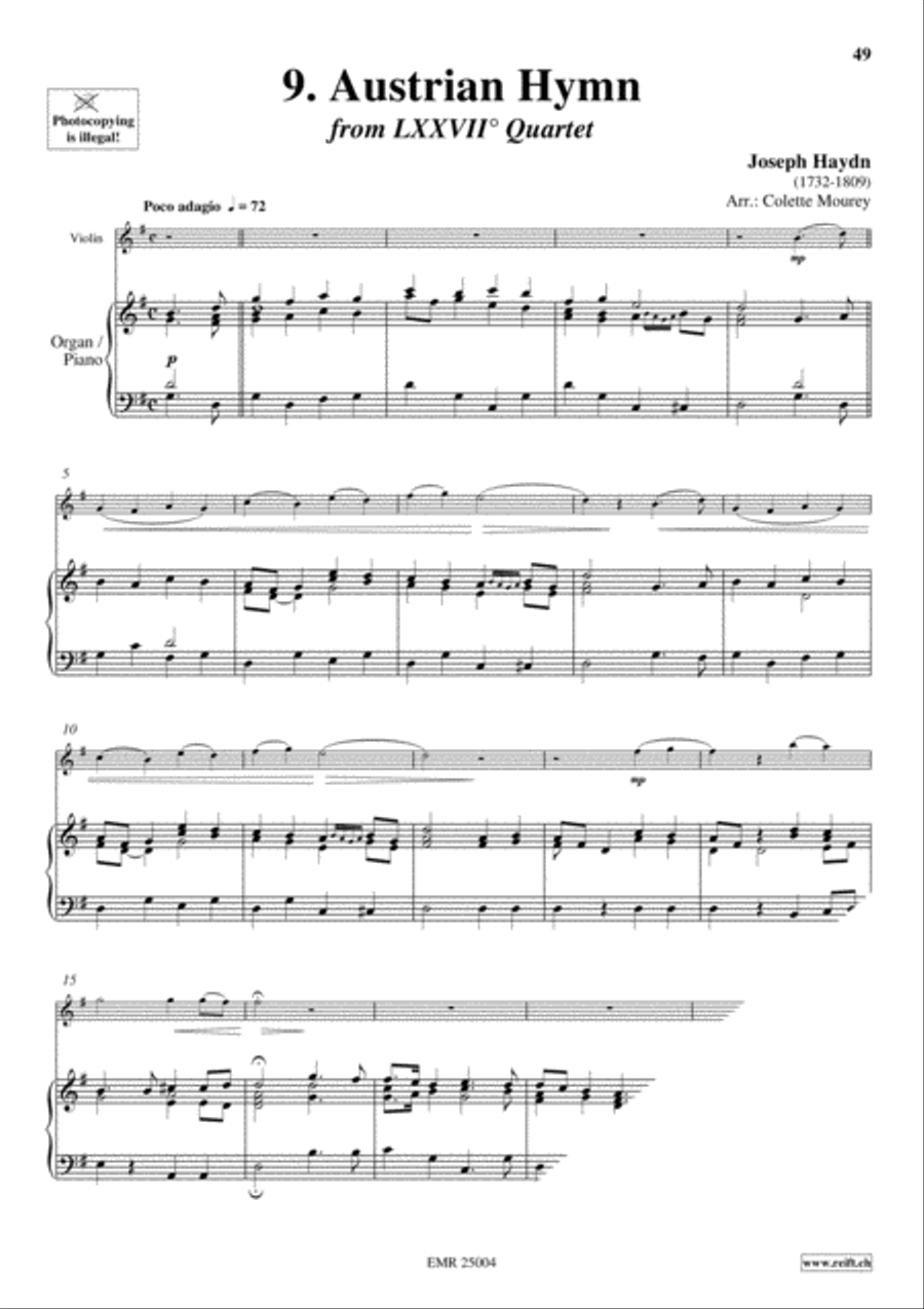 40 Greatest Classic Hits Vol. 1 Violin Solo scores gallery preview page 11