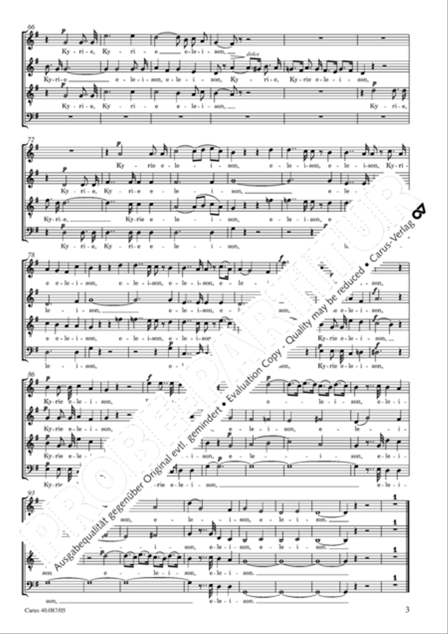 Messe solenelle in G 4-Part scores gallery preview page 4