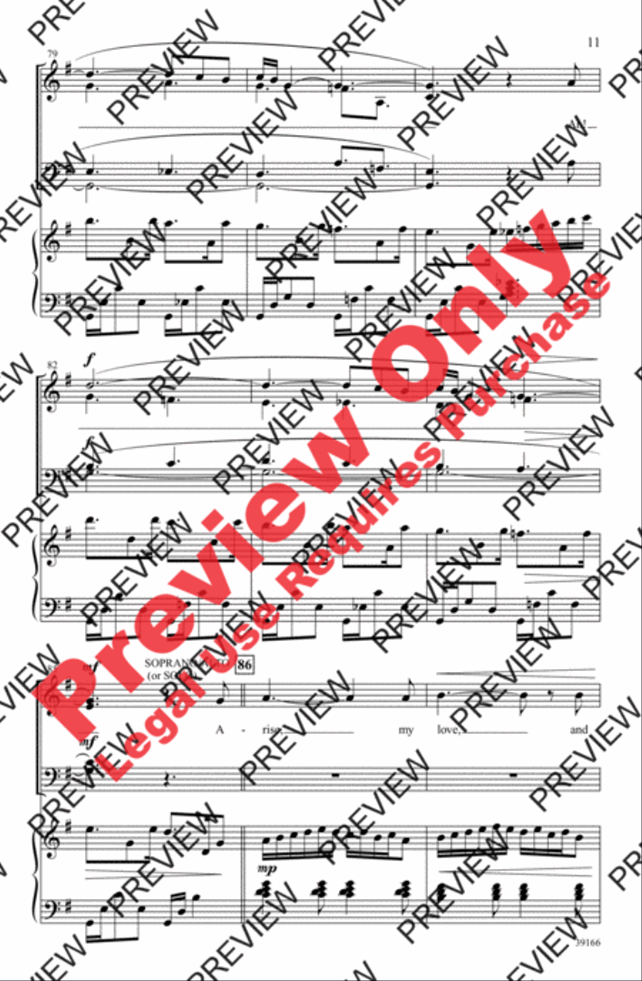 Come Away 4-Part scores gallery preview page 11