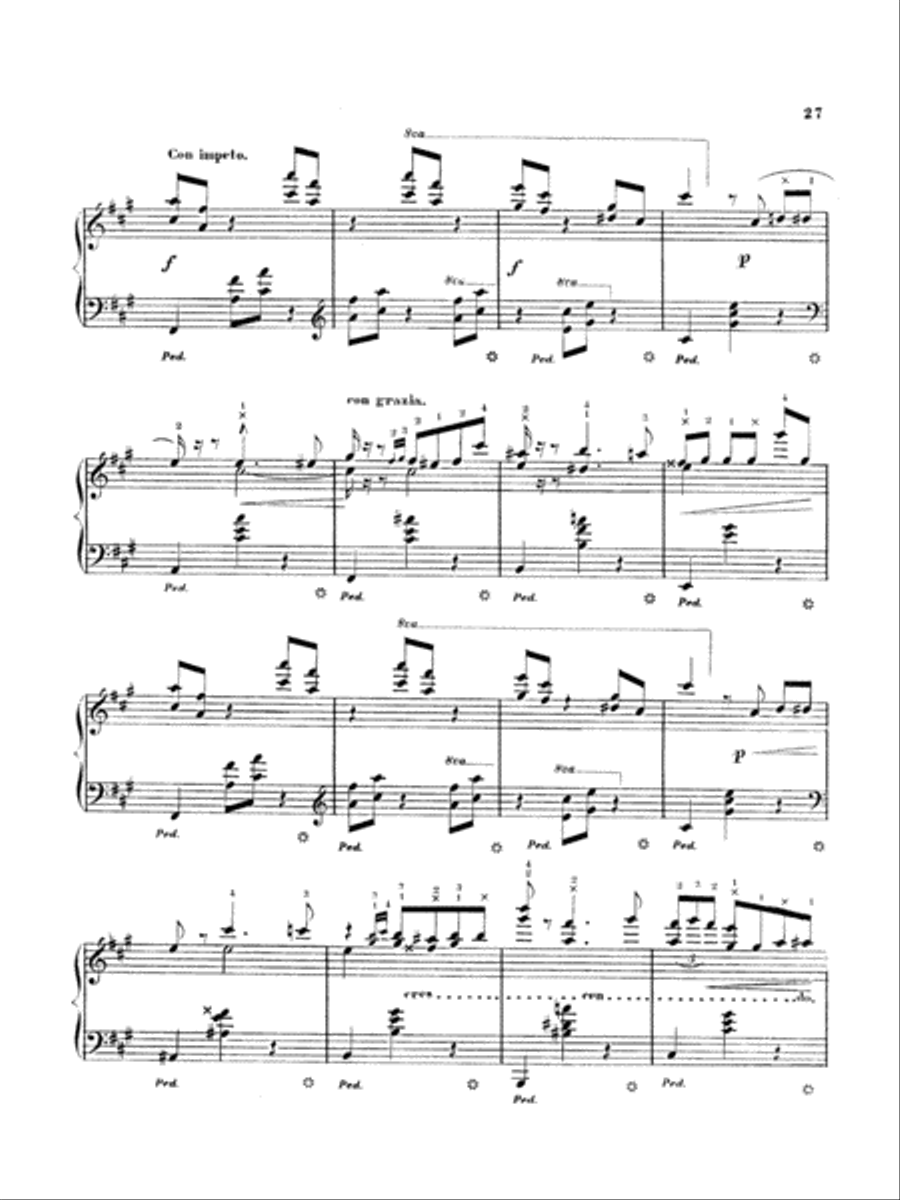 Gottschalk: Album Piano Solo scores gallery preview page 5