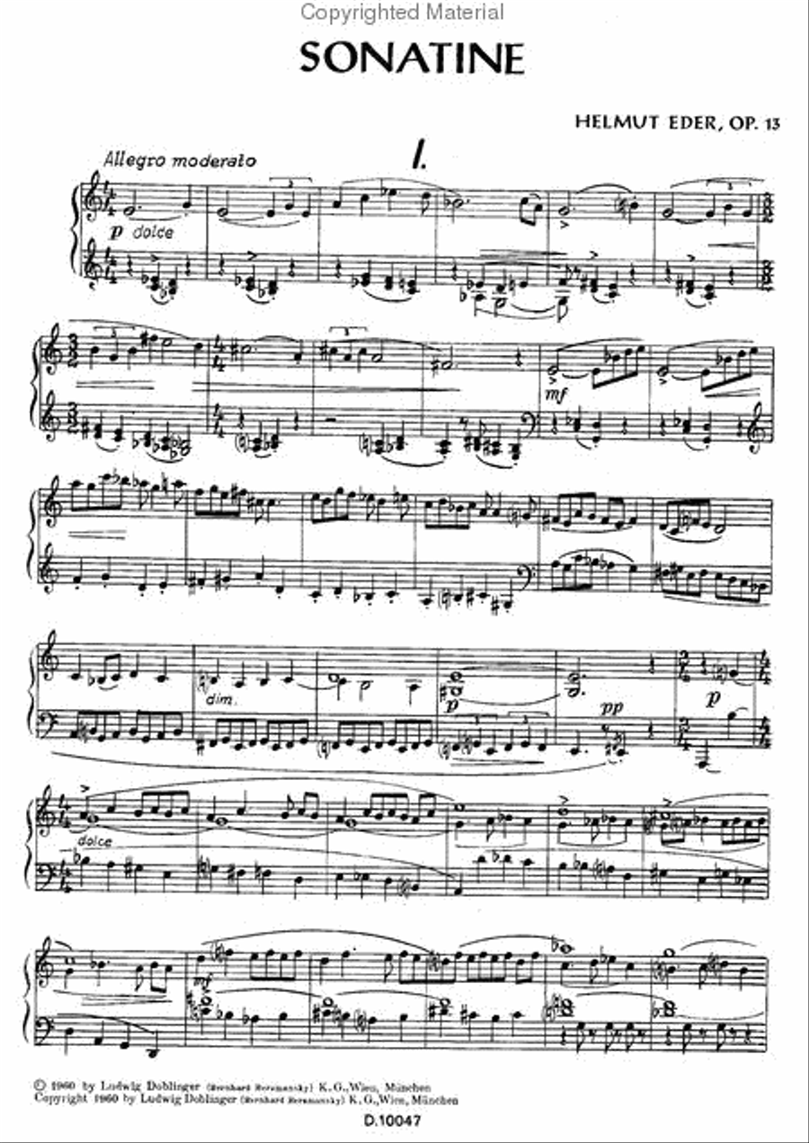 Sonatine Piano Solo scores gallery preview page 2