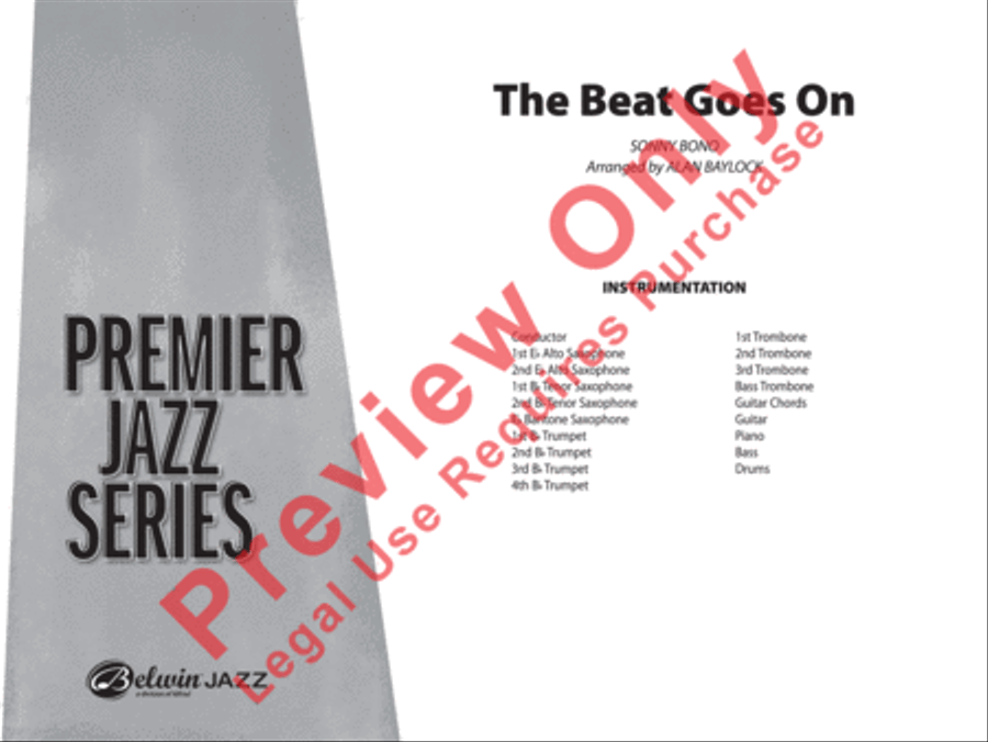The Beat Goes On Jazz Ensemble scores gallery preview page 2