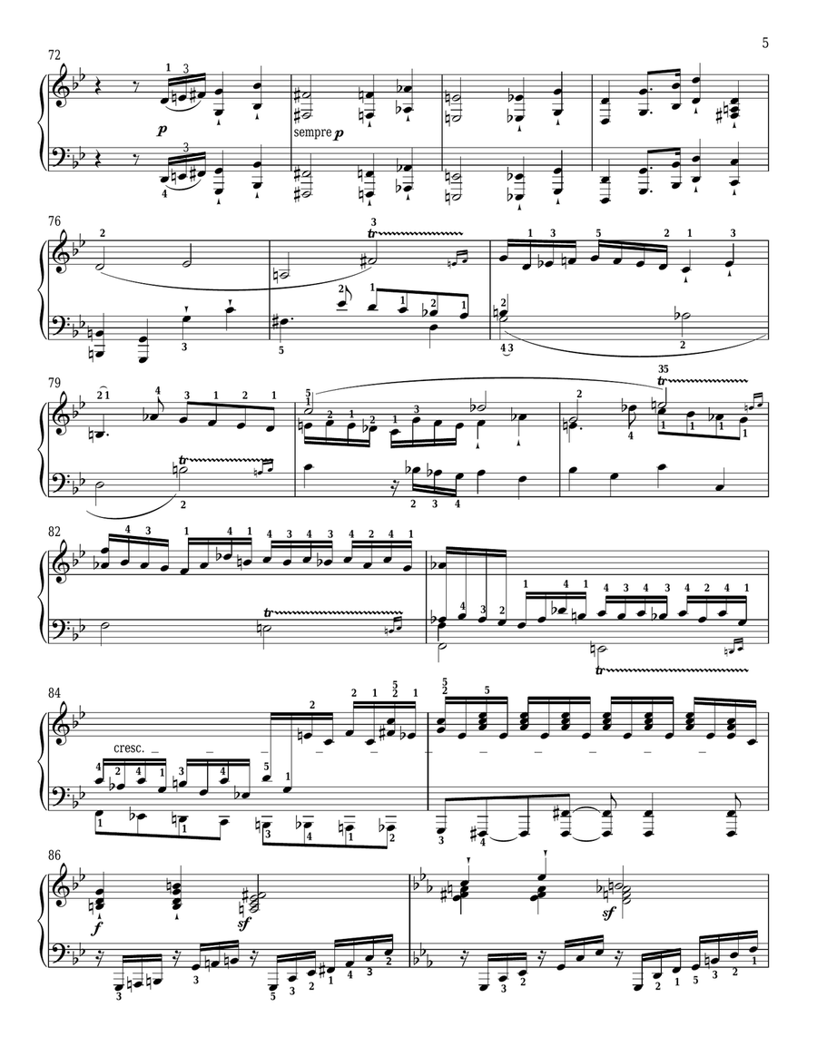 Piano Sonata No. 32 In C minor, Op. 111 Piano Solo scores gallery preview page 5