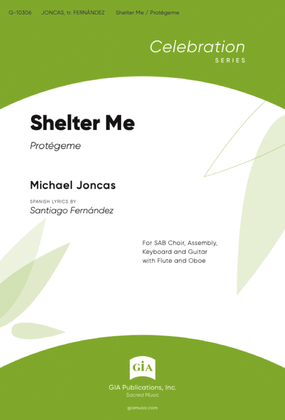 Book cover for Shelter Me / Protégeme, SAB edition