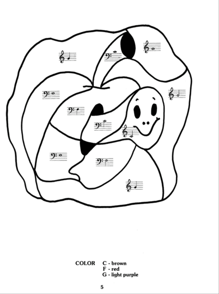 Color by Note, Book 1 Piano Method scores gallery preview page 4