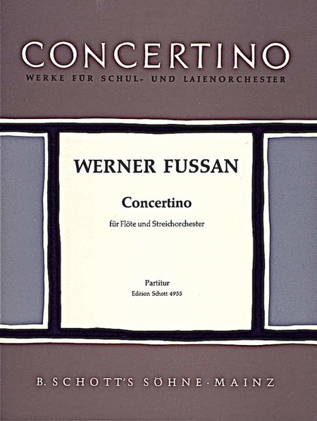 Concertino Fl/str Score
