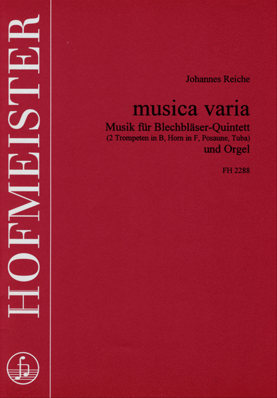 musica varia Horn scores gallery preview page 1