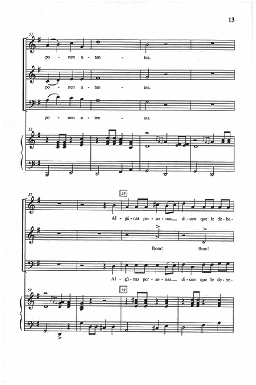 Los Animales de Mi Casa 3-Part scores gallery preview page 8