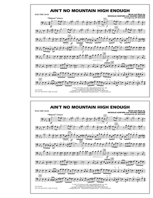 Ain't No Mountain High Enough - Electric Bass