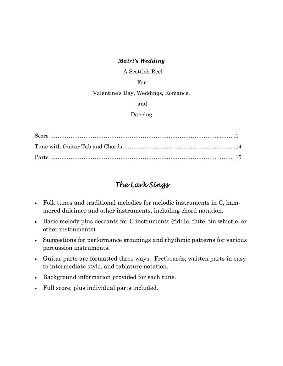 Mairi's Wedding Small Ensemble scores gallery preview page 2