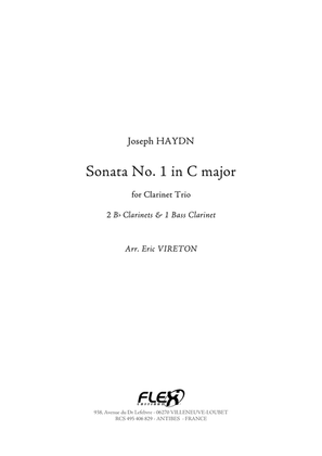 Book cover for Sonata No. 1 in C Major
