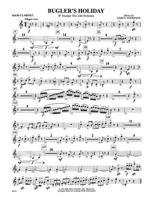 Bugler's Holiday: 2nd B-flat Clarinet