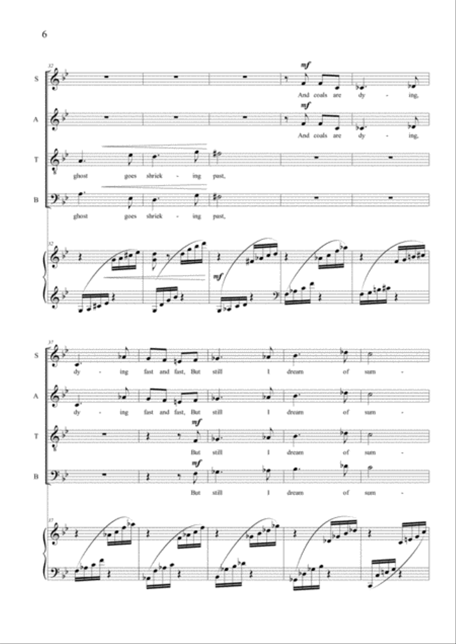 Dream of Summer 4-Part scores gallery preview page 6