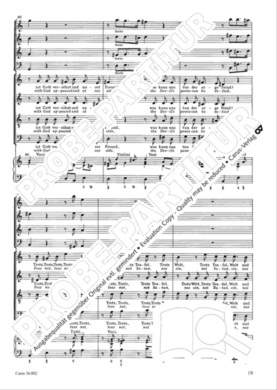 The newly born child (Das neugeborne Kindelein) 4-Part scores gallery preview page 20