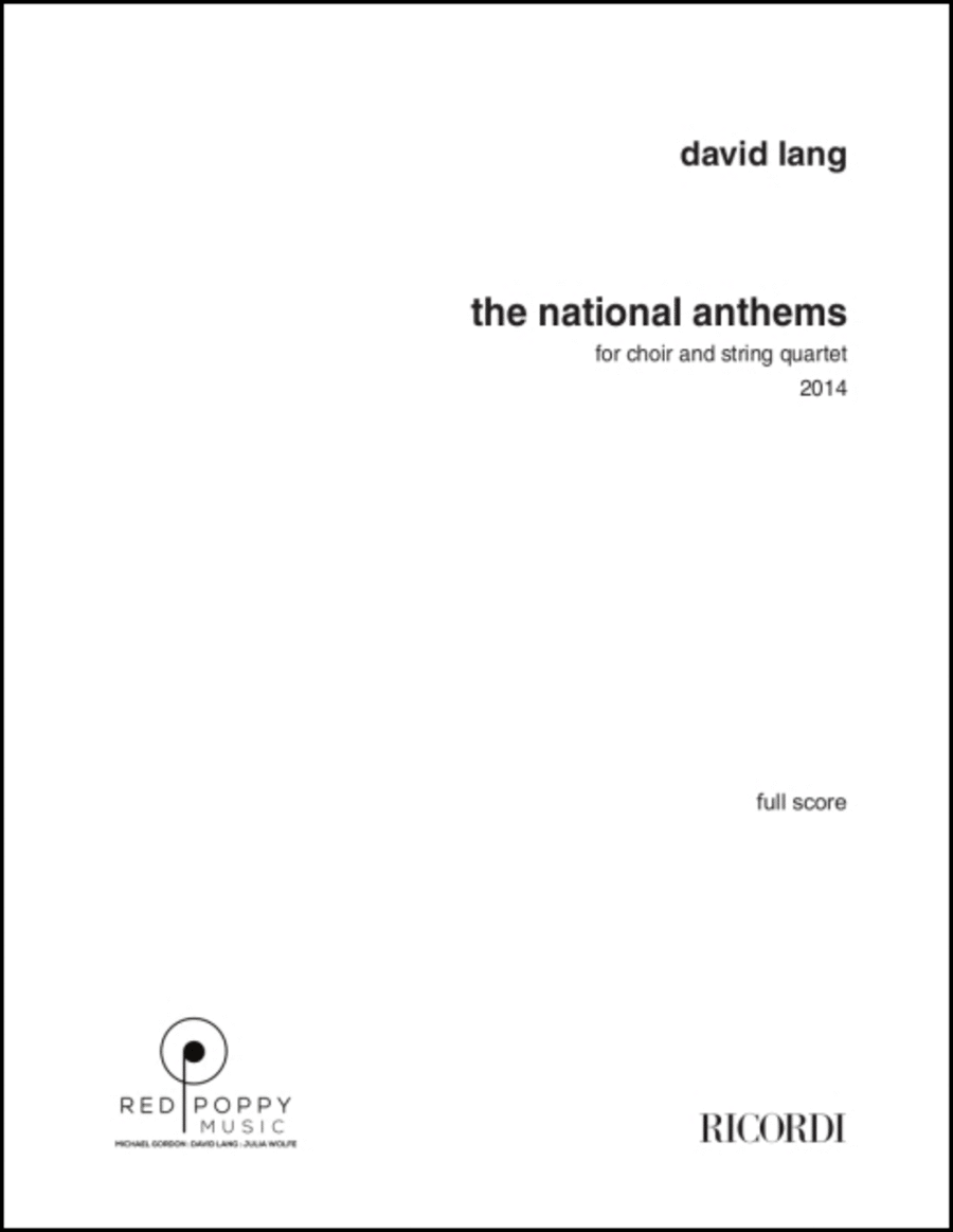 the national anthems