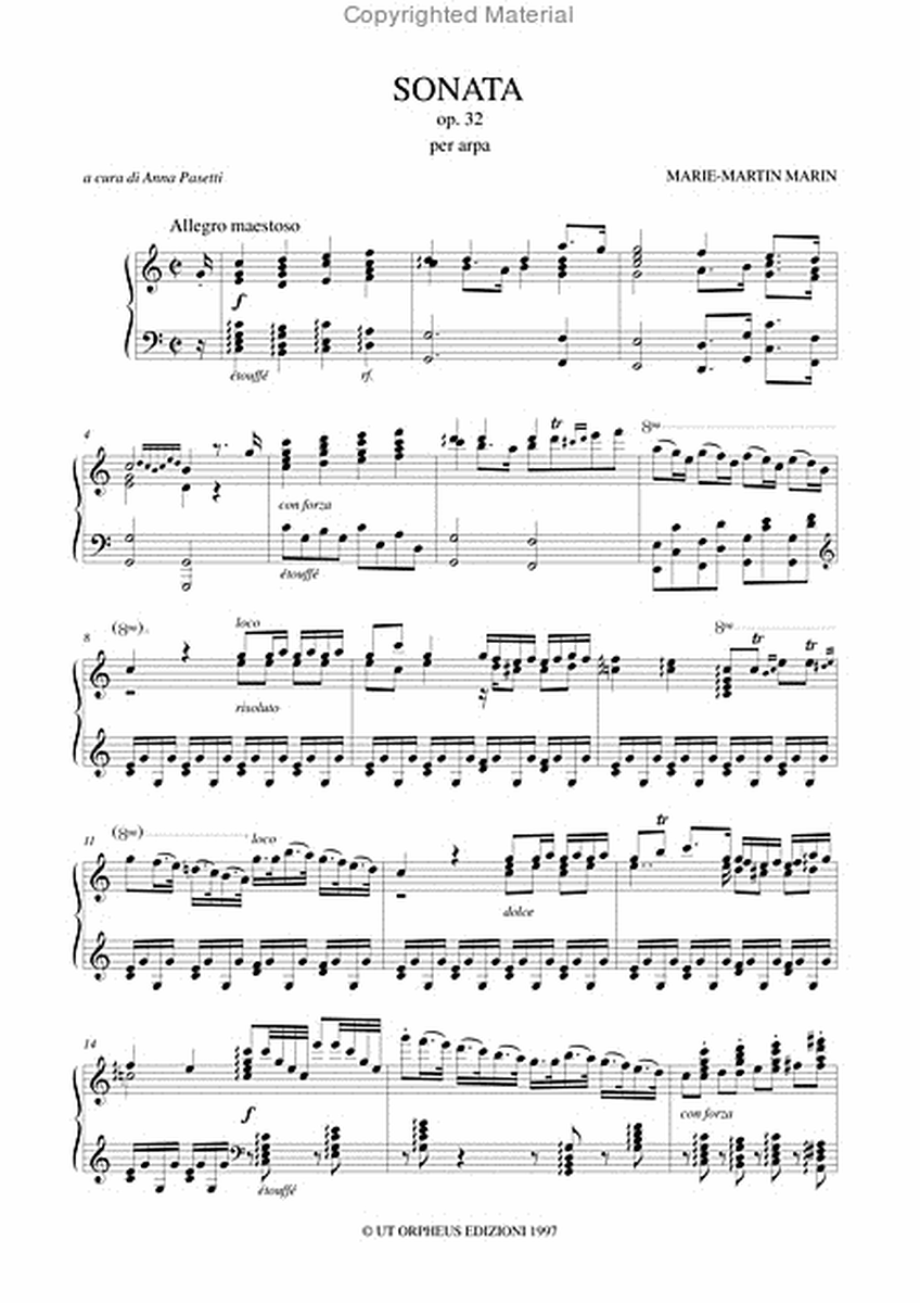 Sonata Op. 32 for Harp