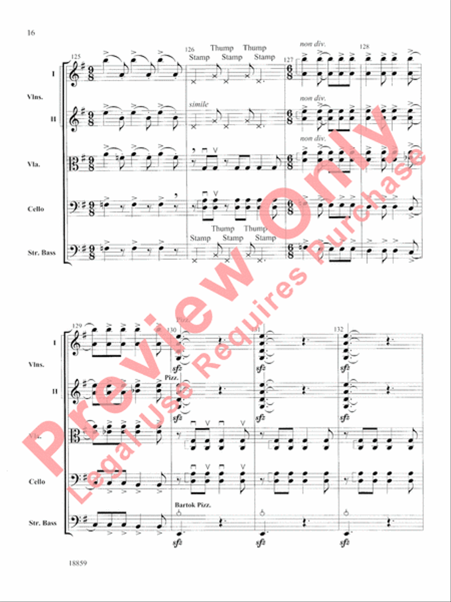 A Gaelic Overture A Gaelic Overture String Orchestra scores gallery preview page 17