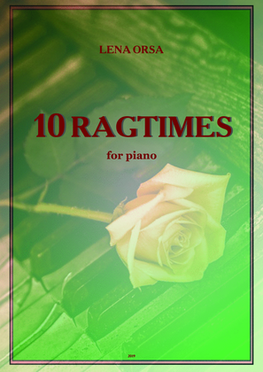Book cover for 10 RAGTIMES