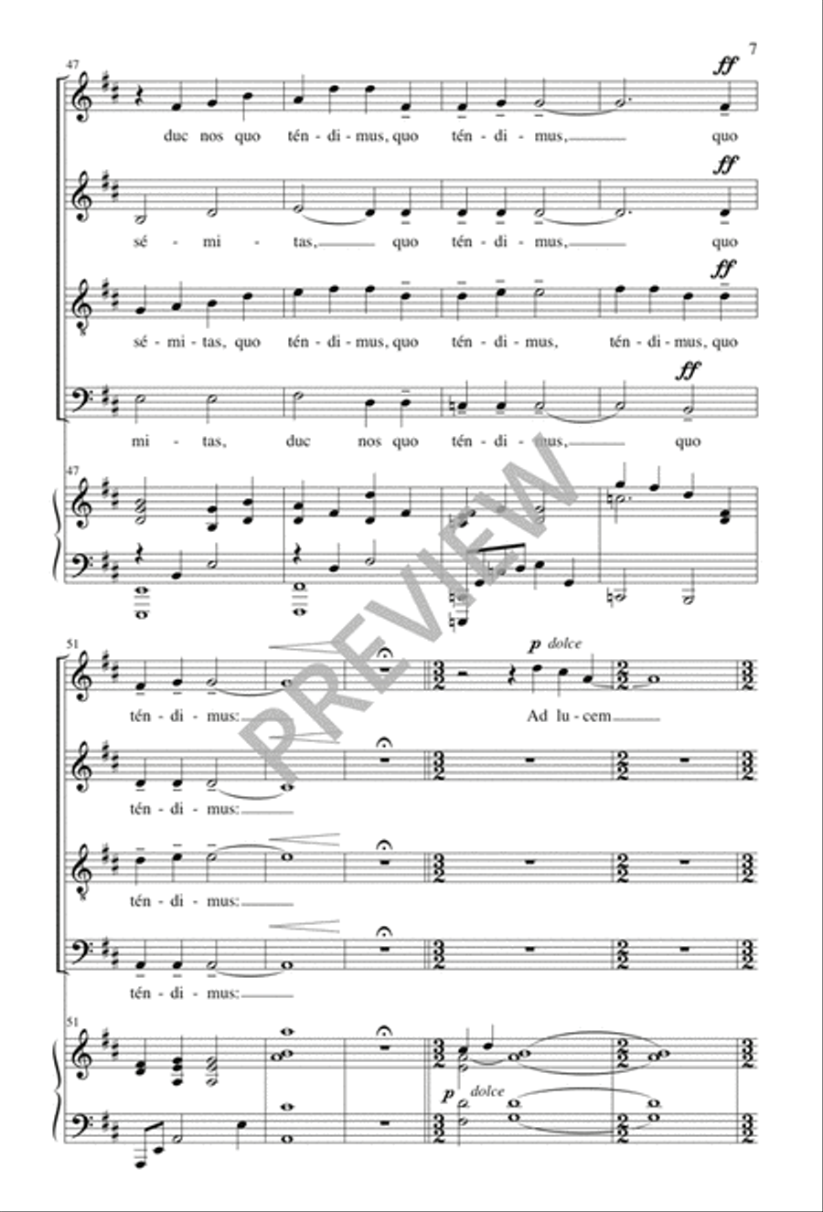Panis Angelicus Panis Angelicus 4-Part scores gallery preview page 8