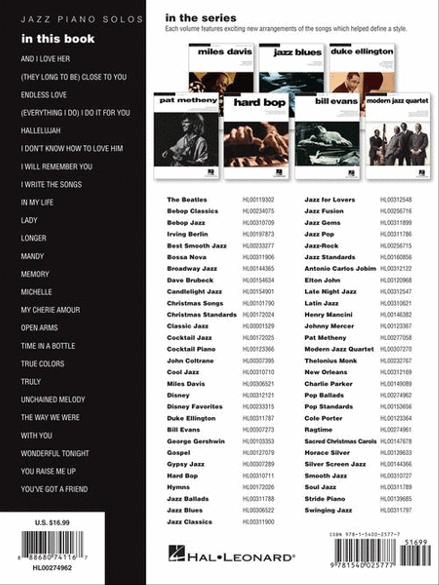 Pop Ballads Pop Ballads Piano Solo scores gallery preview page 7