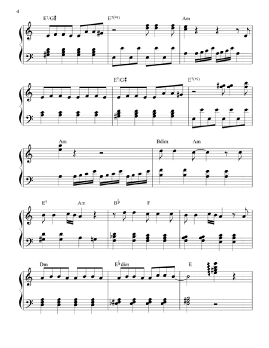 Money, Money, Money Piano Solo scores gallery preview page 4