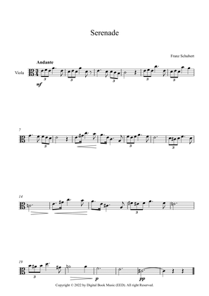 Serenade - Franz Schubert (Viola)