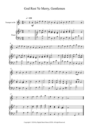 Book cover for God Rest Ye Merry, Gentlemen (Trumpet + Piano)