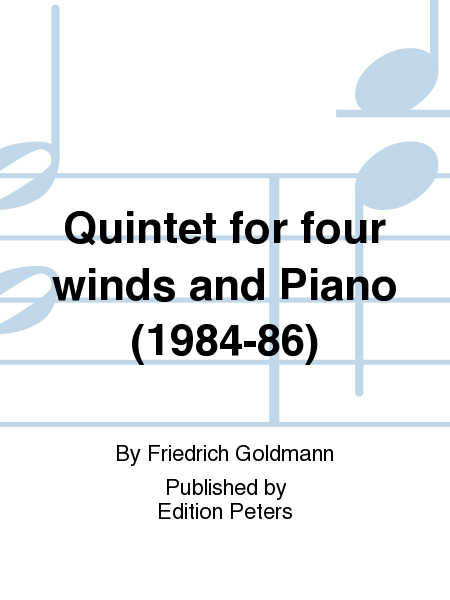 Quintet for four winds and Piano