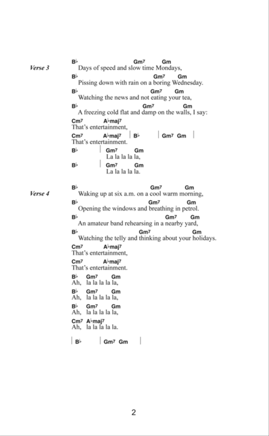 That's Entertainment That's Entertainment Ukulele scores gallery preview page 2