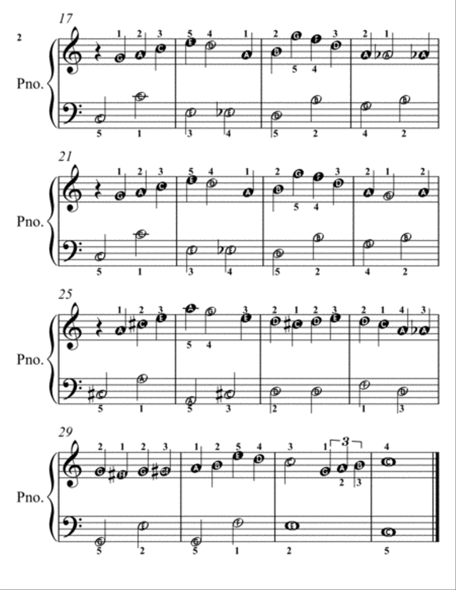 Littlest Ragtime for Easiest Piano Volume 4 Sheet Music Easy Piano scores gallery preview page 6