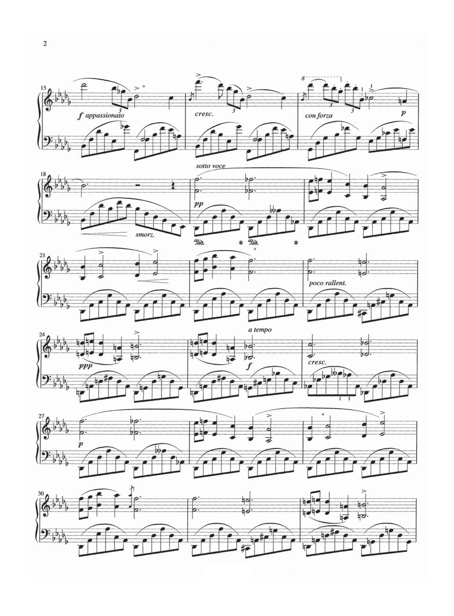 Nocturne in B Flat Minor, Op. 9, No. 1 Piano Solo scores gallery preview page 2