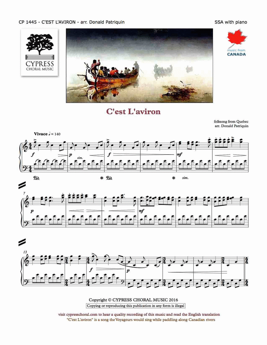C'est L'aviron SSA scores gallery preview page 1