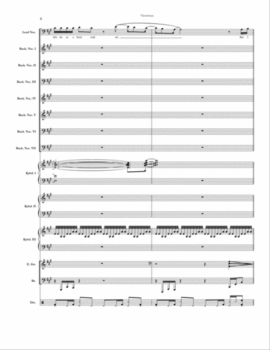 Victorious Small Ensemble scores gallery preview page 6