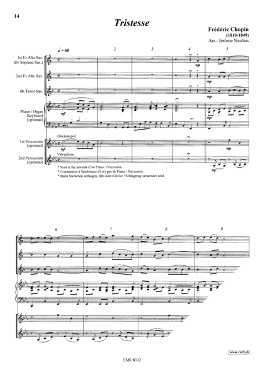 Album Volume 2 Saxophone Ensemble scores gallery preview page 6