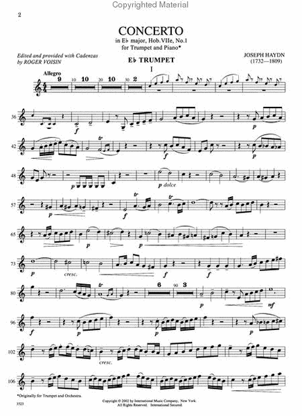 Trumpet Concerto in Eb Major (Hob. VIIe, No. 1)