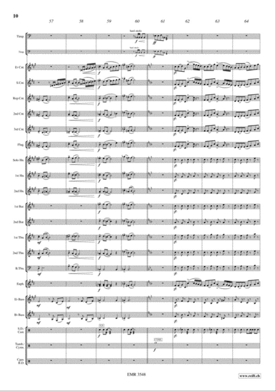 Timpanissimo Brass Band scores gallery preview page 11