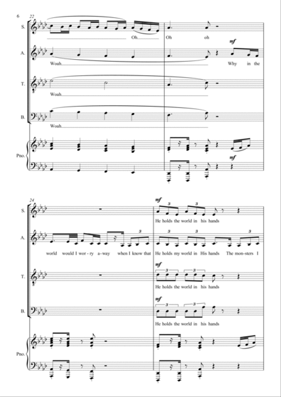 Big God 4-Part scores gallery preview page 6
