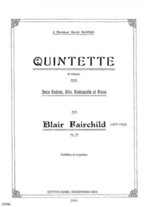 Book cover for Quintette re mineur