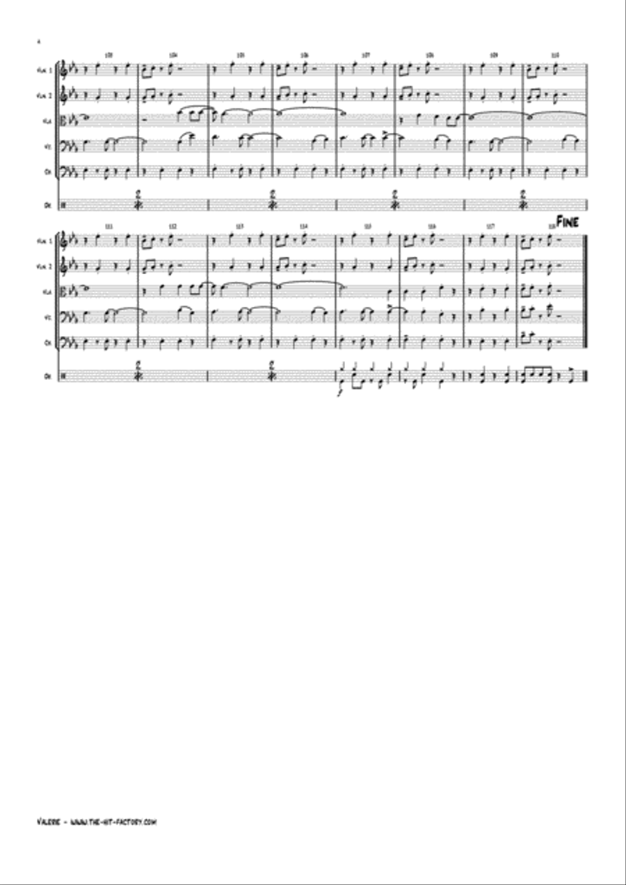 Valerie String Quartet scores gallery preview page 4