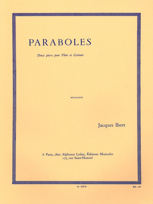 Paraboles (flute & Guitar)