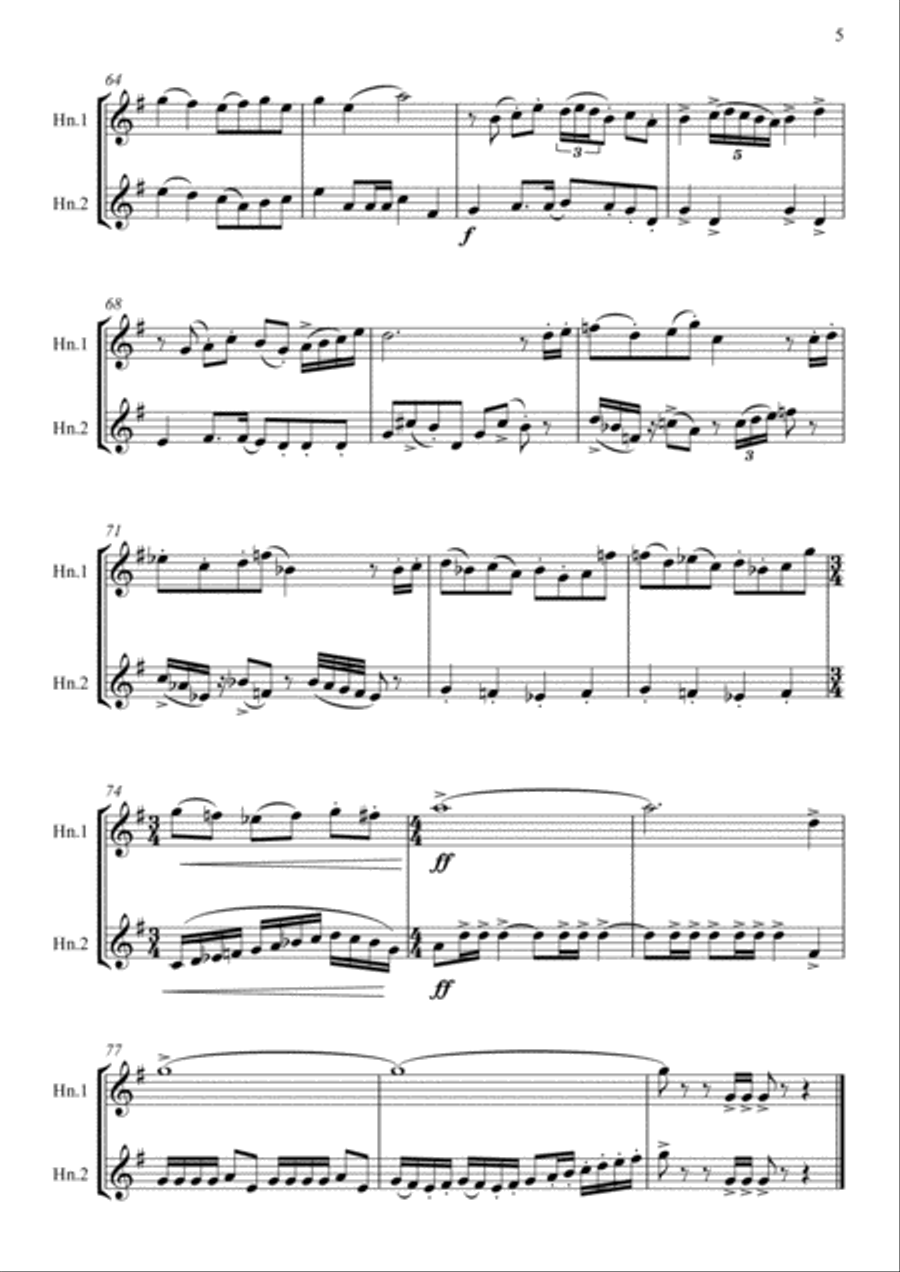 Belle Brass Duet scores gallery preview page 5