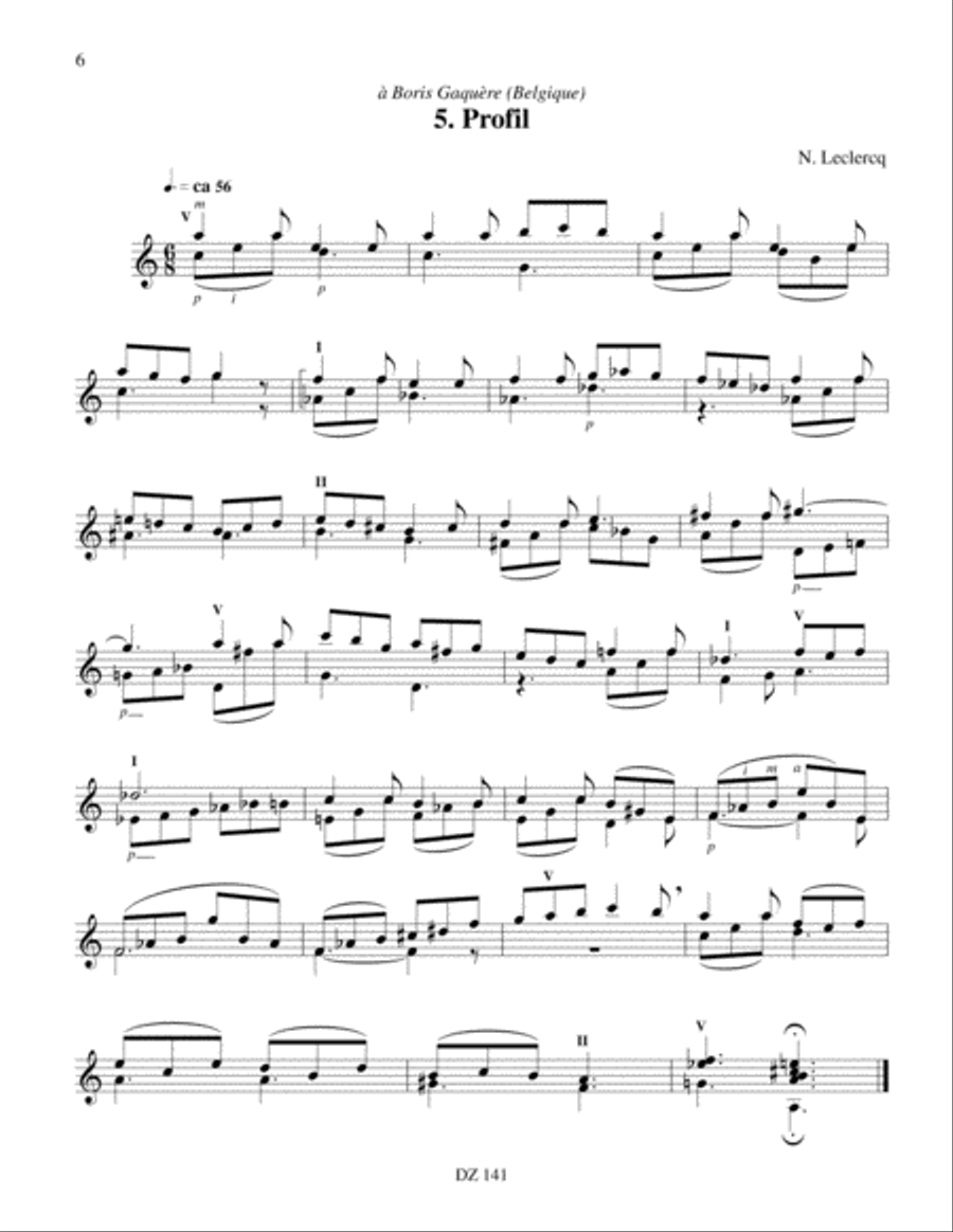 12 Indices Classical Guitar scores gallery preview page 6