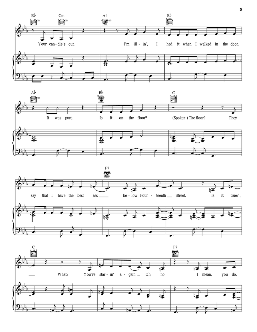 Light My Candle Light My Candle Piano, Vocal, Guitar scores gallery preview page 5